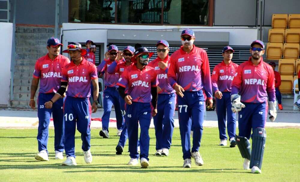 Nepal cricket team's first victory in Asia cup qualifiers against Malaysia.