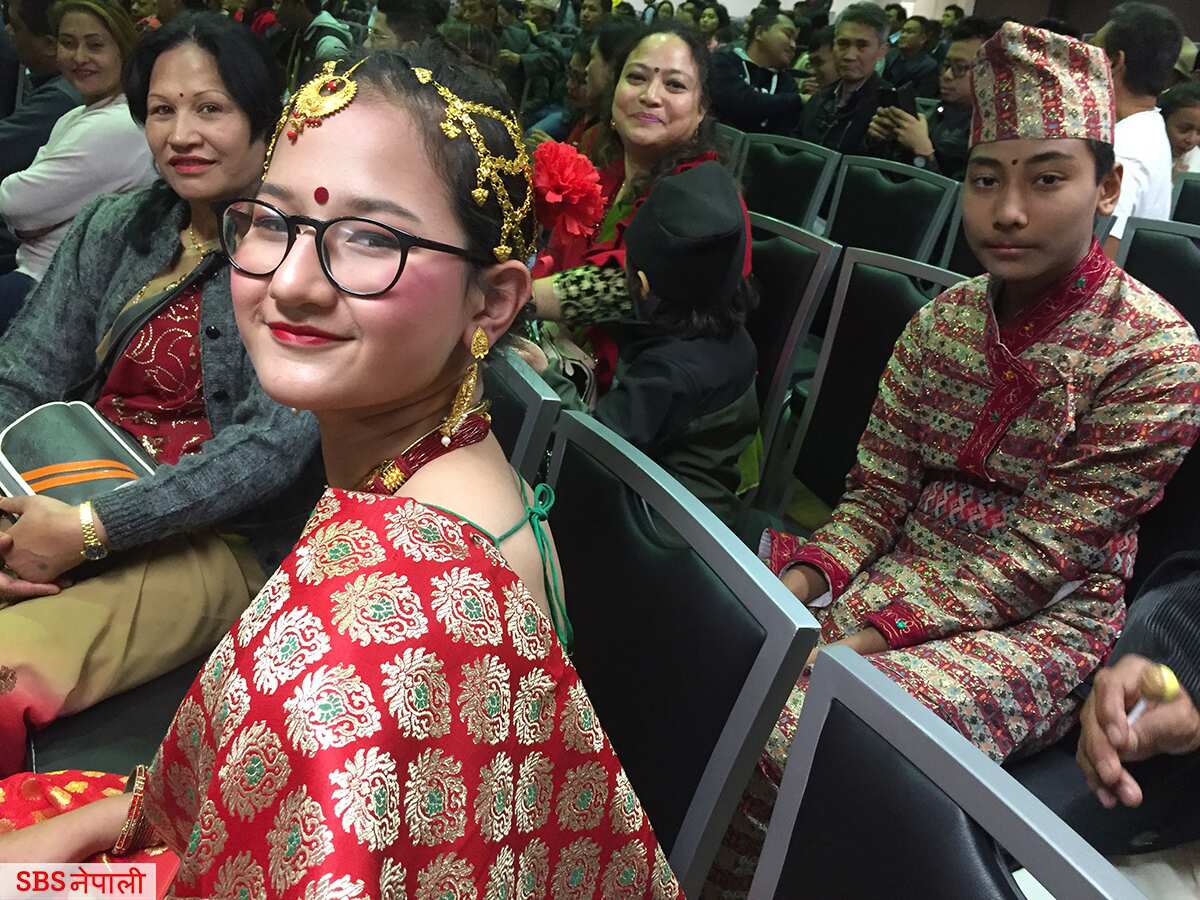 Young Nepali Female in a wedding dress during Indigenous celebrations