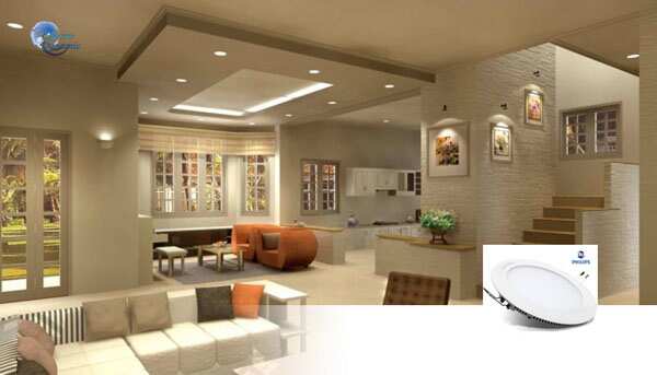 Down light phòng khách