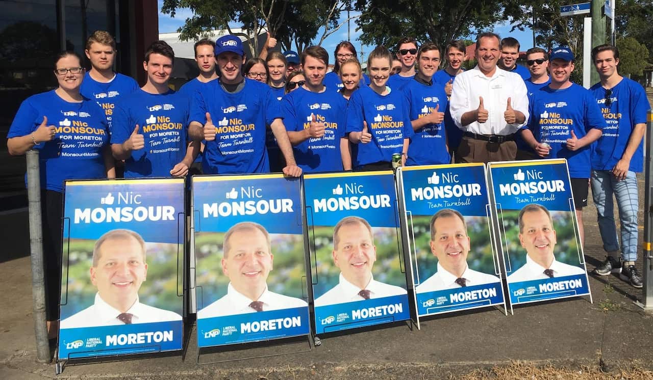 Nic Monsour, Liberal National Party, Moreton