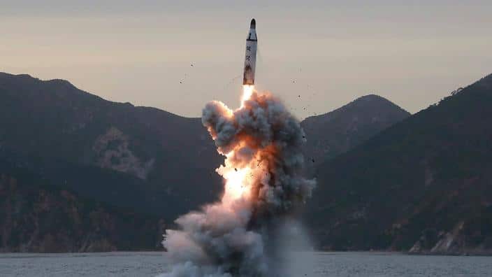 An undated file photo released by the North Korean Central News Agency (KCNA) 
