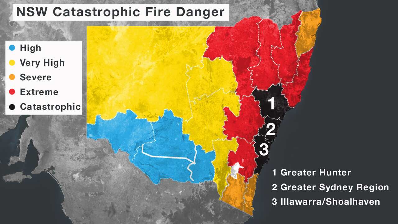 NSW Catastrophic Fire Danger