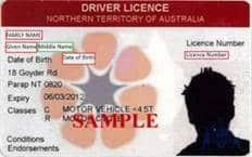 NT - Driver Licence