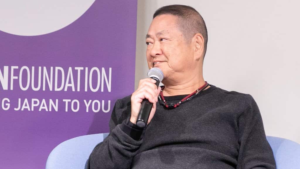 Hiromasa Ogura at a talk event at the Japan Foundation, Sydney