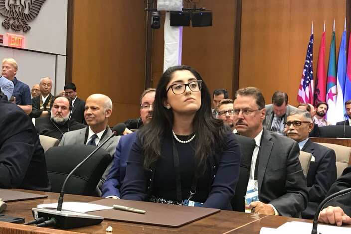 Pari Ibrahim at the conference