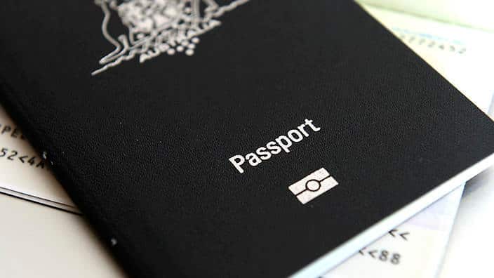 An Australian passport pictured in Brisbane, Thursday, July 25, 2013. (AAP Image/Dan Peled) NO ARCHIVING