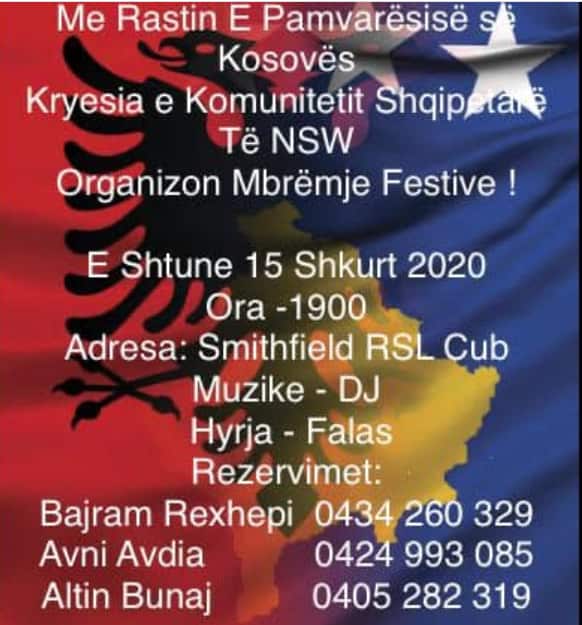 Komuniteti Shqiptar ne New South Wales  