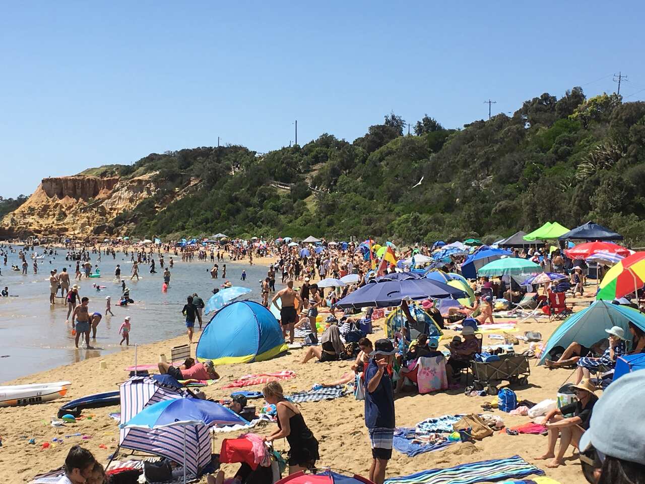 People on beach