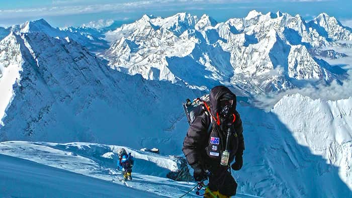 Paul Hameister at Mount Everest in Nepal circa 2011