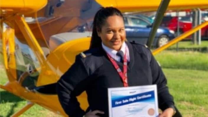 Nerita Somers trained as a commercial pilot