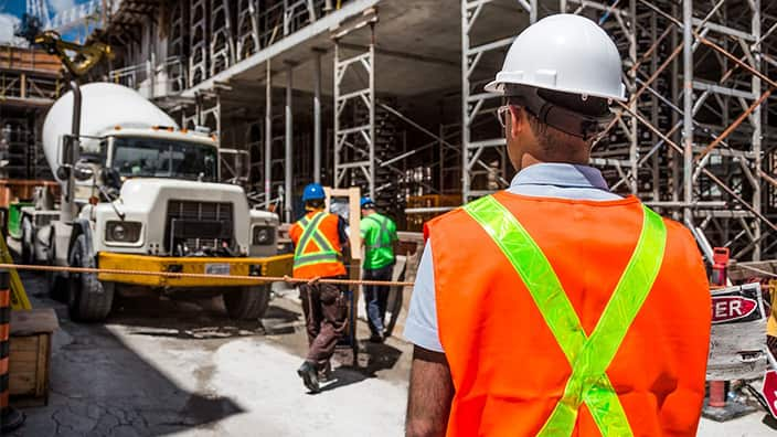 Workers in Construction site