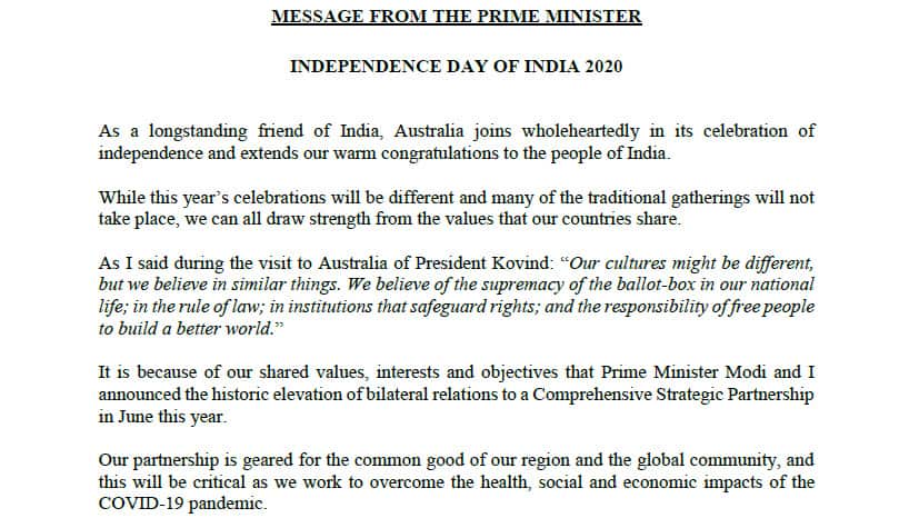 Prime Minister Scott Morrison