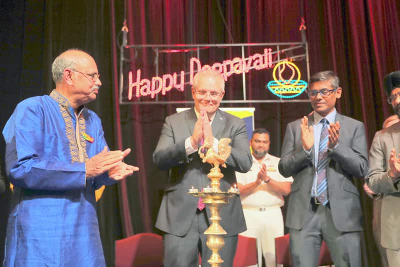 Scott Morrison Diwali