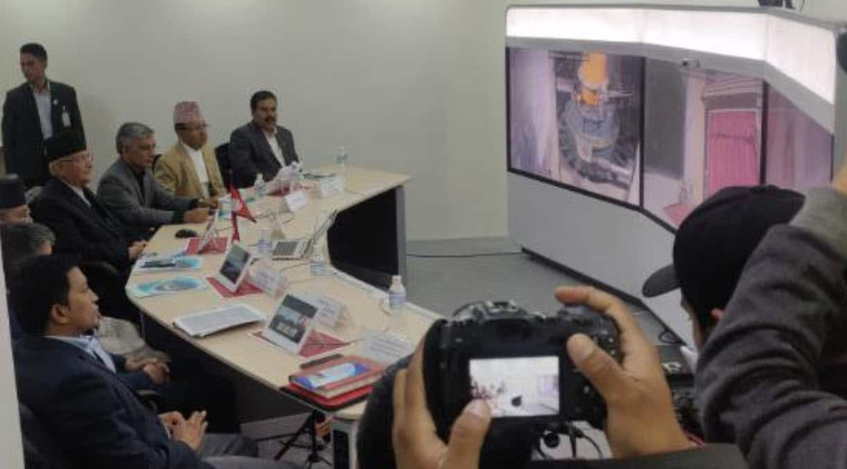 Nepal PM KP Sharma Oli inaugurates Trishuli 3 A power project