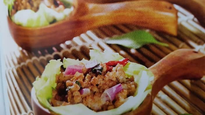 Spicy pork Thai Salad