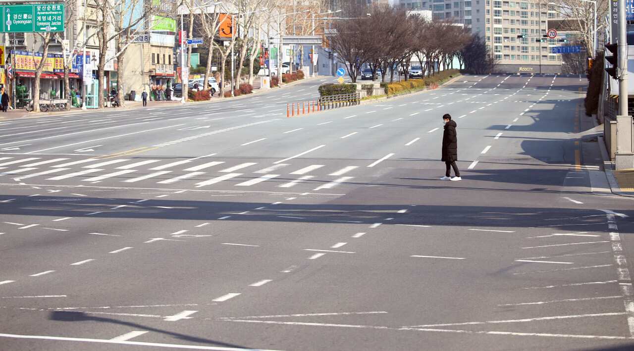 A street in central Daegu