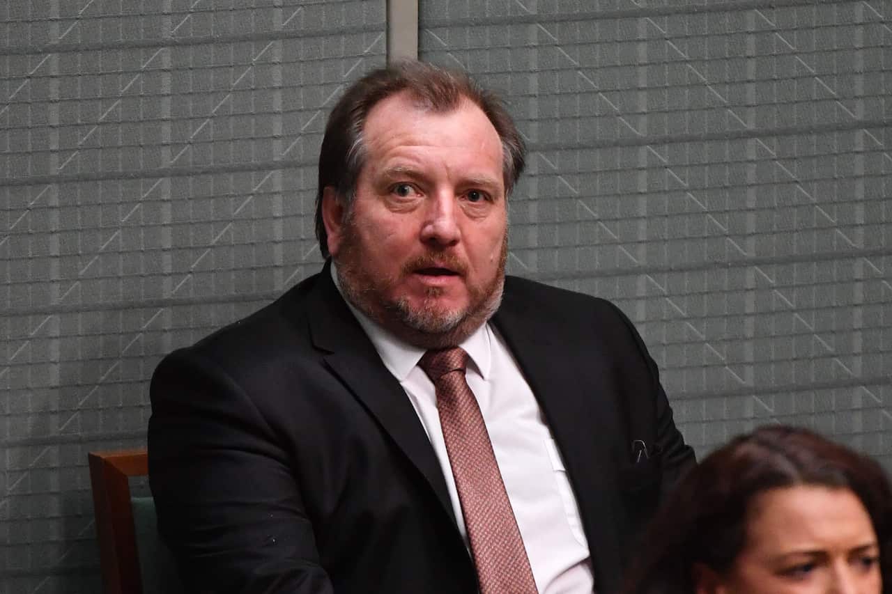 Labor member for McEwen Rob Mitchell in the House of Representatives at Parliament House in Canberra, Tuesday, June 16, 2020. (AAP Image/Mick Tsikas) NO ARCHIVING