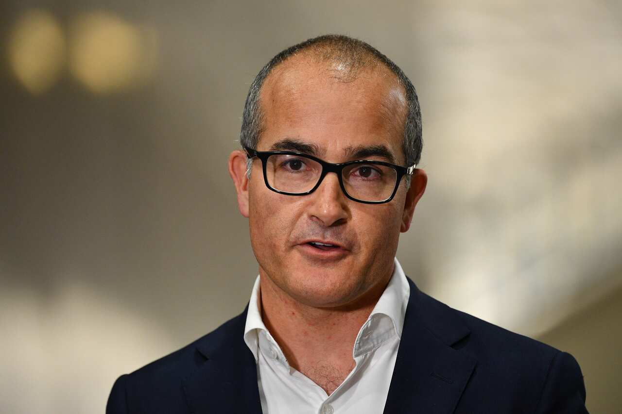 Acting Victorian Premier James Merlino addresses the media during a press conference in Melbourne, Thursday, May 27, 2021.Victoria will undergo a 7 day lockdown from 11.59pm tonight until 11.59pm Thursday June 3. (AAP Image/James Ross) NO ARCHIVING