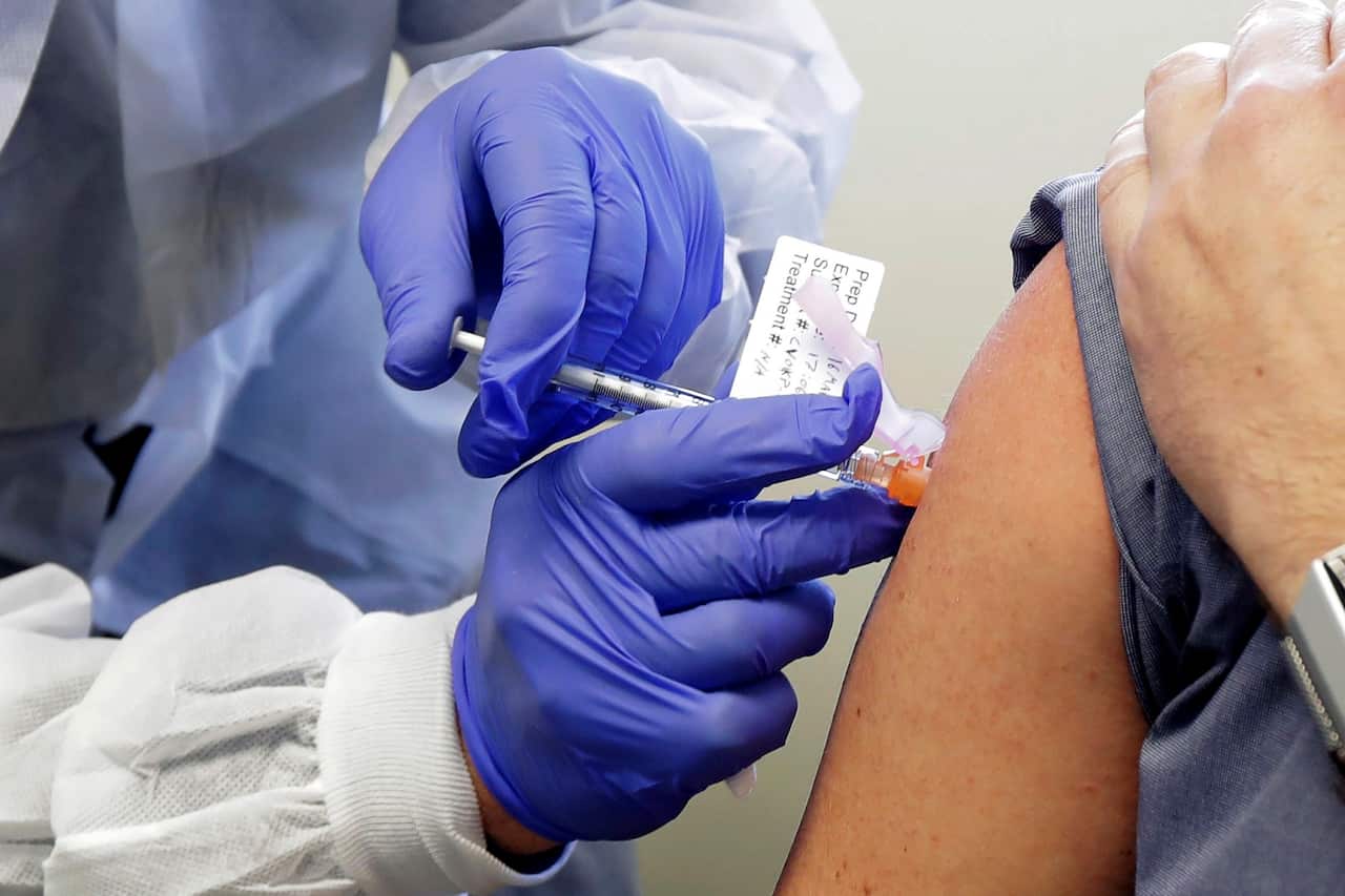 A shot for the first-stage safety study clinical trial 