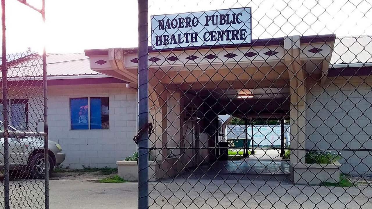 A public health centre on Nauru, where mental health services were provided to asylum seekers and refugees (AAP)