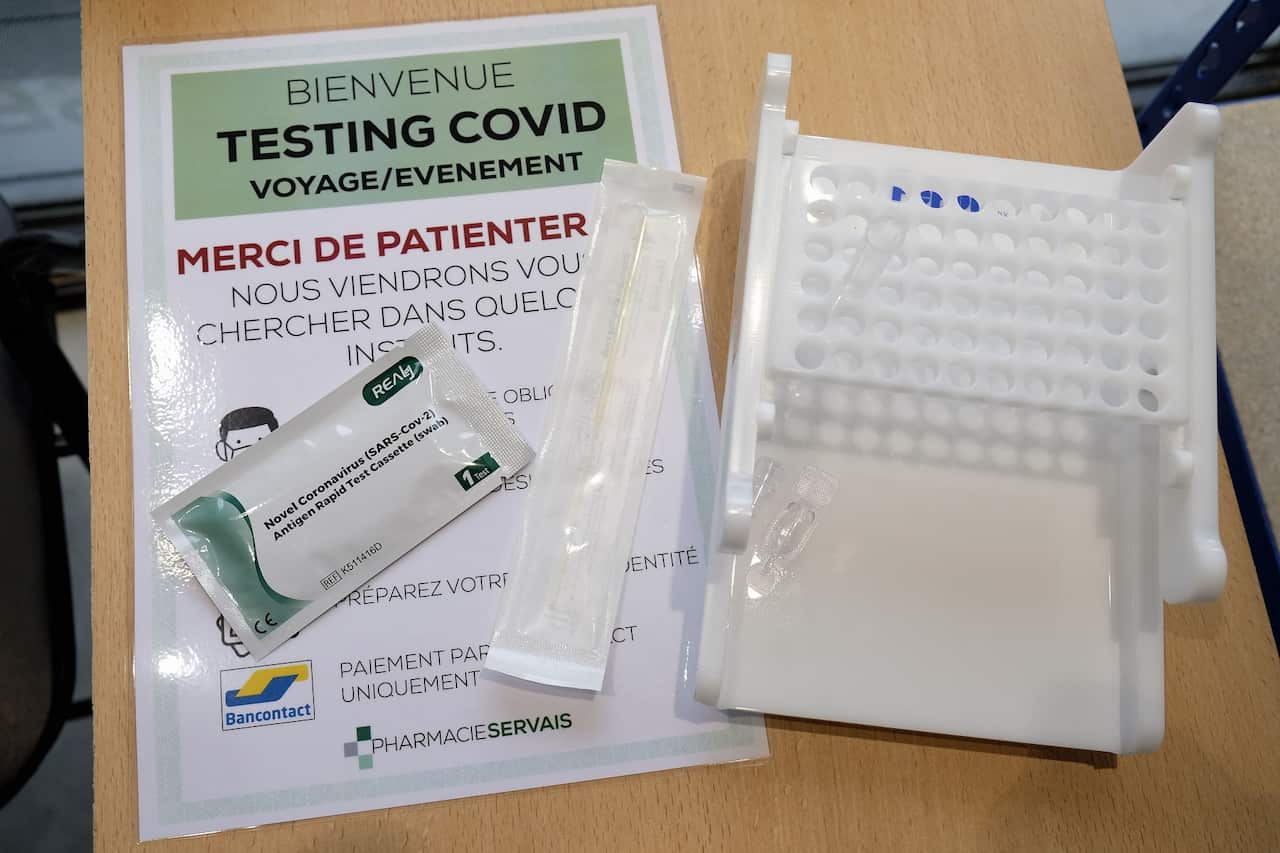 A Rapid Antigen Test available in Belgium.