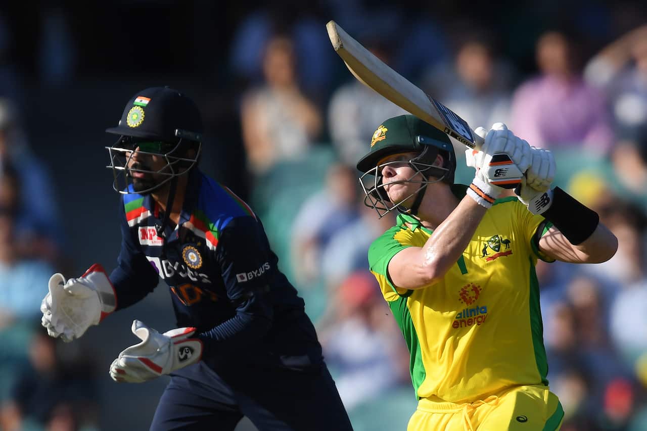 Australian batsman Steve Smith won "man of the match" in the first ODI against India in Sydney on November 27, 2020
