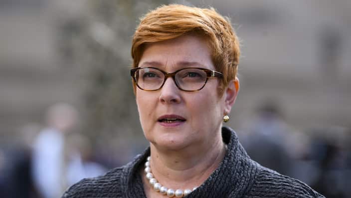 Australia's Foreign Minister Marise Payne. (AAP)