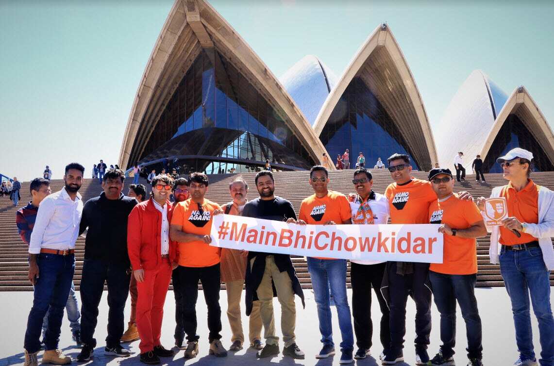 BJP Supporters at The Opera House