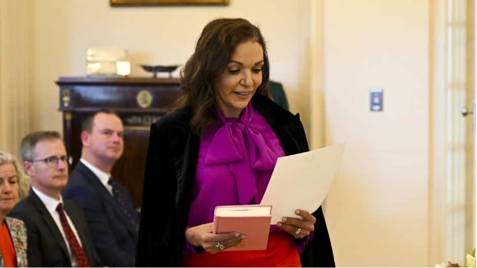 Anne Aly has become the first female Muslim to be sworn in as a federal minister. 