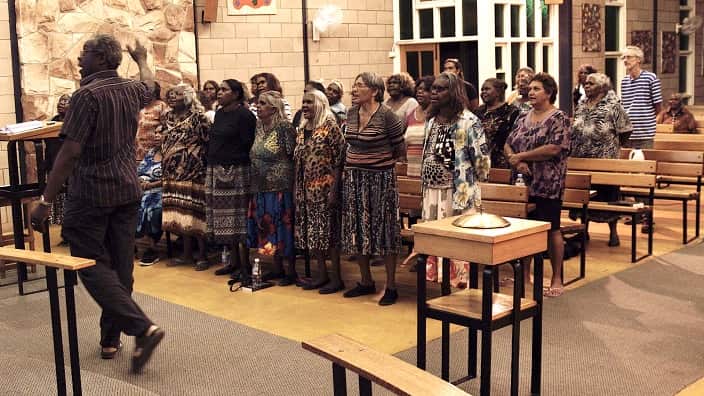 Central Australian Aboriginal Women's Choir. 