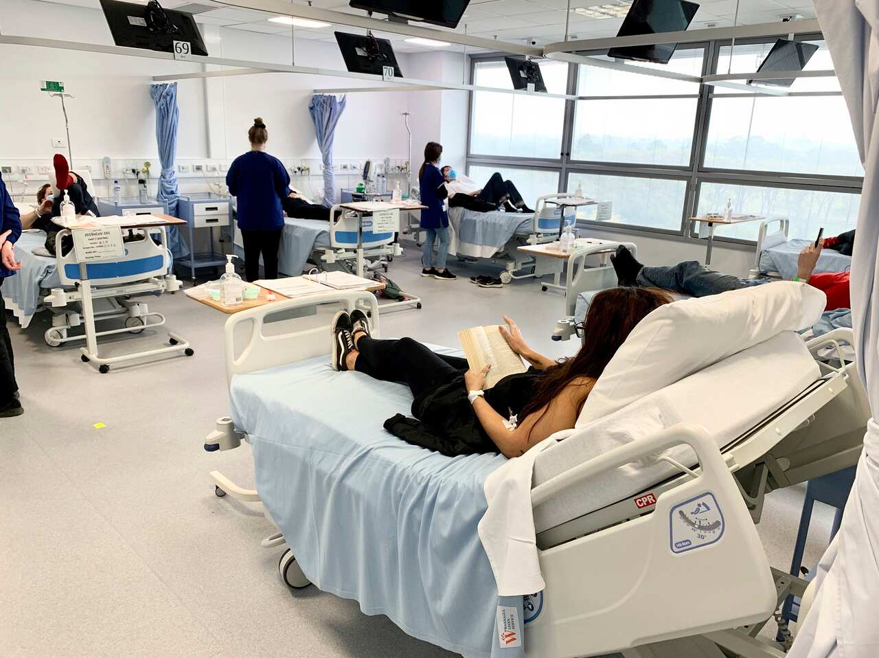 COVID-19 clinical trial participants