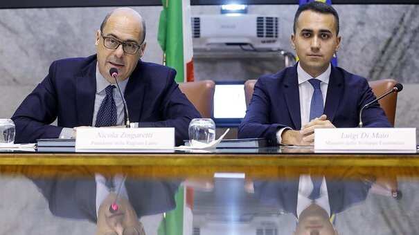 Nicola Zingaretti e Luigi Di Maio
