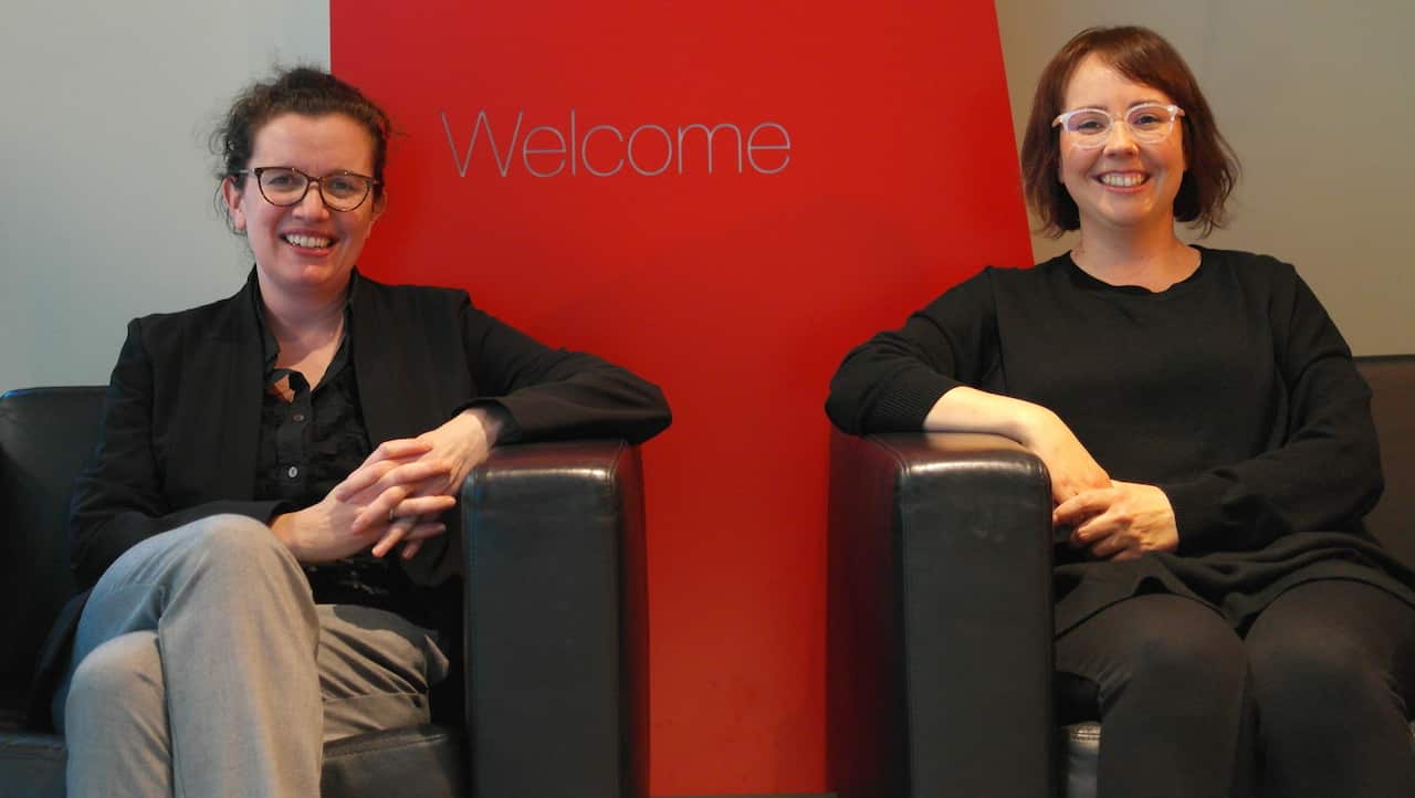 Marine Guillou and Marjorie Thouron