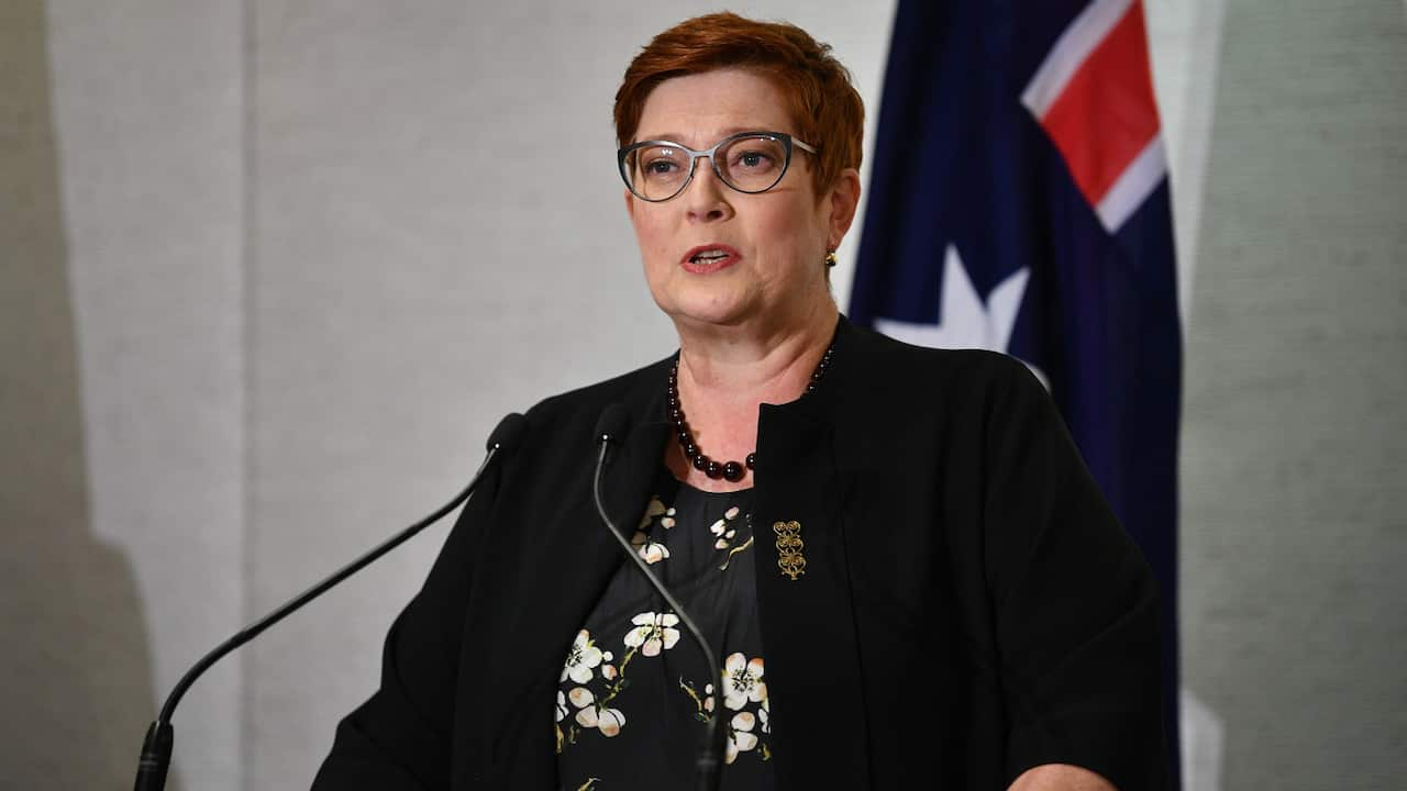 Foreign Affairs Minister Marise Payne