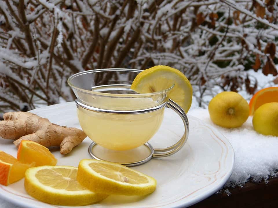 Ginger Hot Lemon Tea