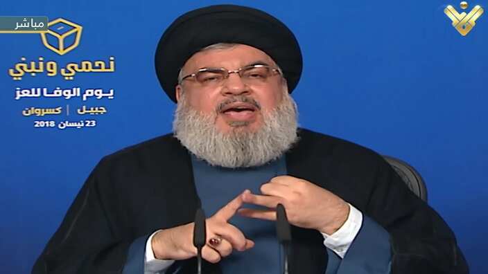 Hezbollah leader Sayed Hassan Nasrallah 
