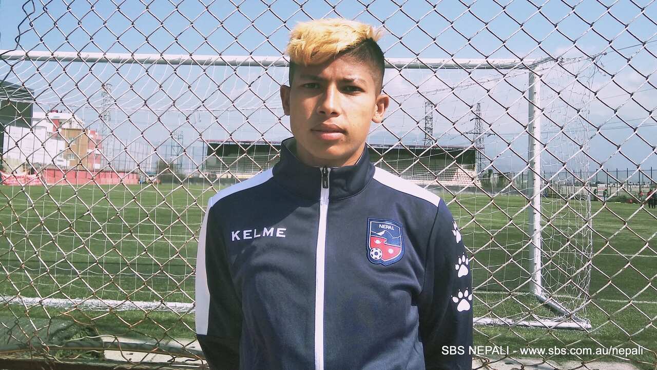 Savitra Bhandari from Nepal's national women's team