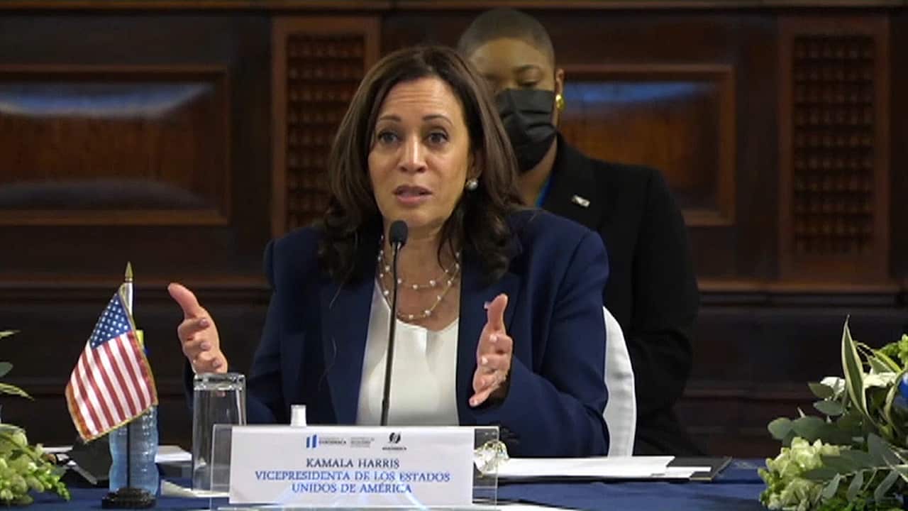 US Vice President Kamala Harris in Guatemala