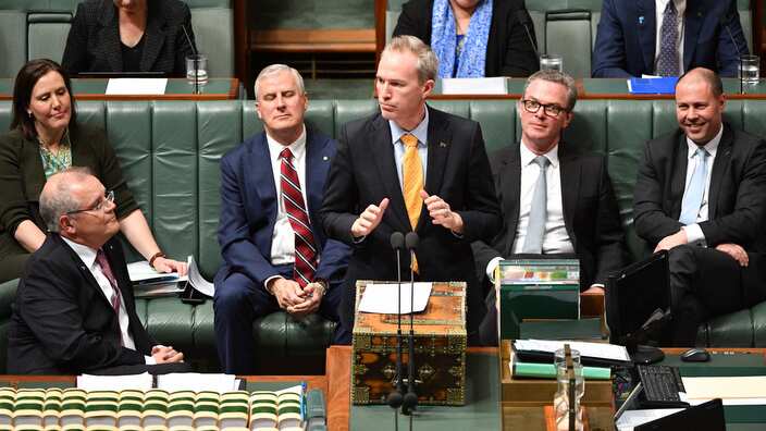 Minister for Immigration, Citizenship and Multicultural Affairs David Coleman during Question Time in the House of Representatives at Parliament House in Canberra, Wednesday, September 12, 2018. (AAP Image/Mick Tsikas) NO ARCHIVING