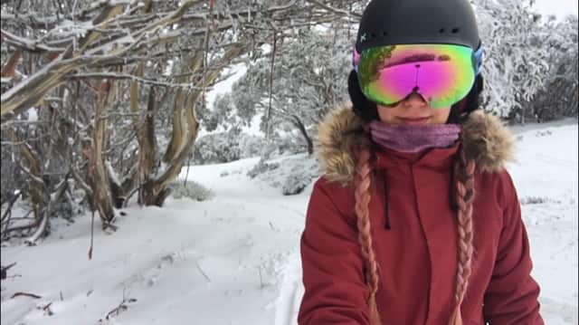 Natasha Taneja skiing instructor