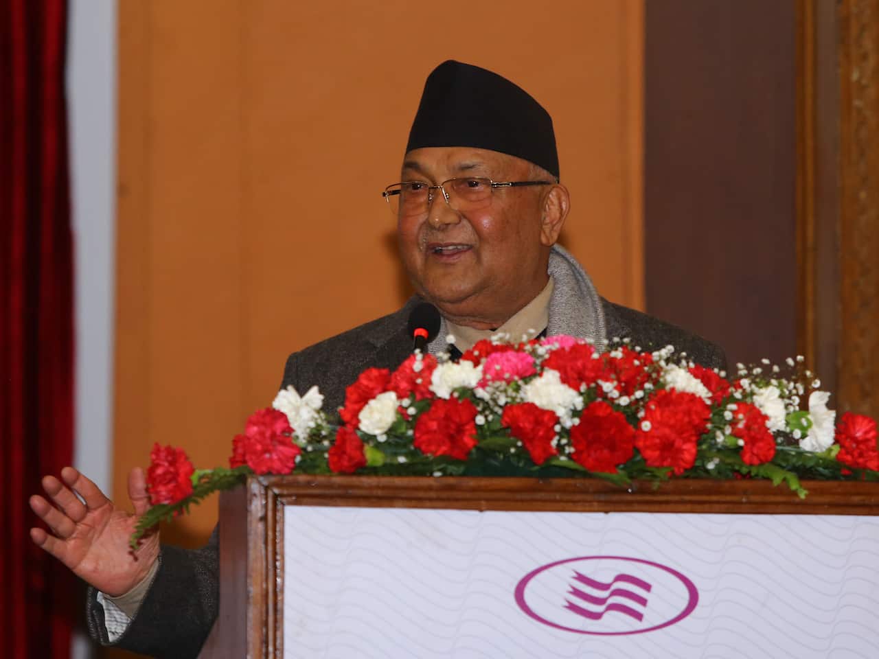 Nepal's Prime Minister KP Sharma Oli.