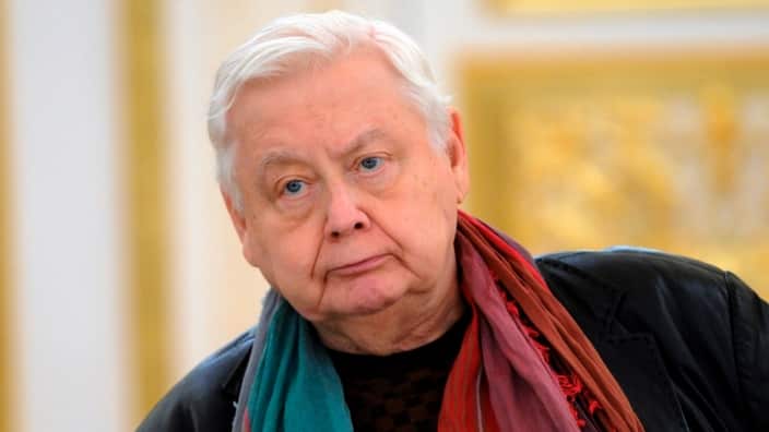 FILE In this file photo taken on Wednesday, Oct. 2, 2013, Moscow Academic theater artistic director and actor Oleg Tabakov attends a meeting of the Presidential Culture Council in the Kremlin in Moscow, Russia. Oleg Tabakov, a Russian actor and theater di