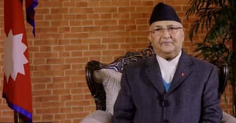 Nepal's Prime Minister KP Sharma Oli.