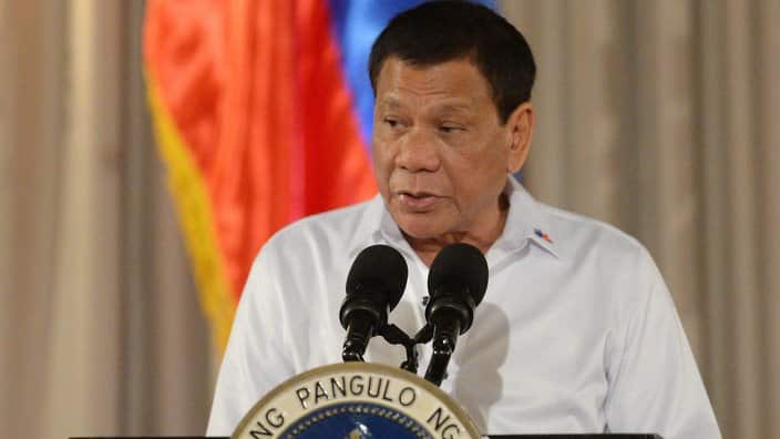 Philippines President Rodrigo Duterte.