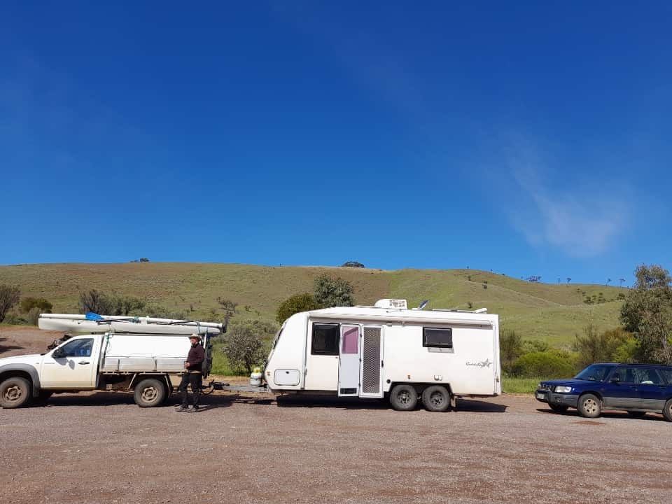 A public hospital nurse living in a caravan 