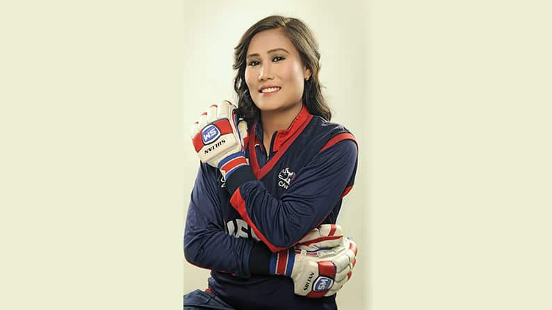 Nepali Women's Cricket Team Captain Rubina Chhetri