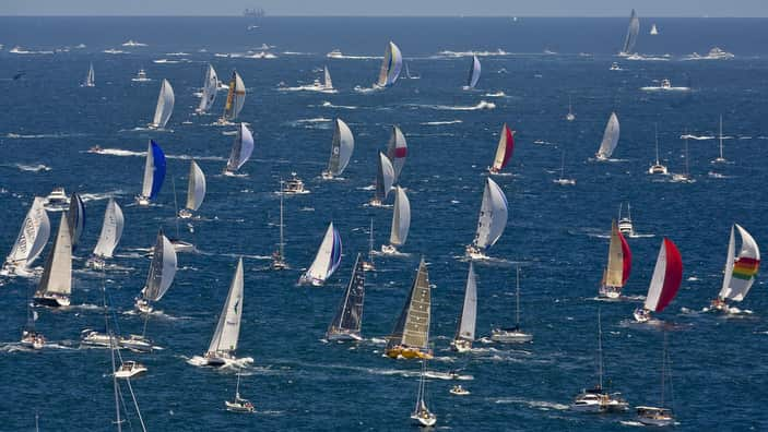 Quest'anno sono state 104 le barche alla partenza della Bluewater Classics 