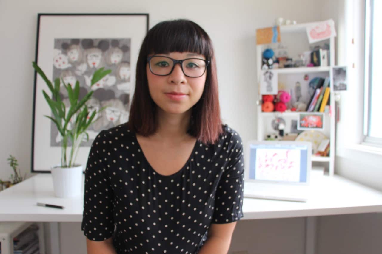 The illustrator behind Australia Post new stamps for Year of the Ox talks about how East meet West in her arts.