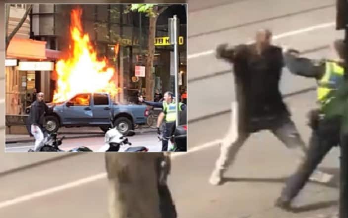 Bourk St Mall incident