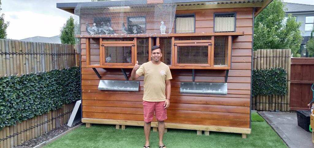 Pakistani Australian who races pigeons in Australia